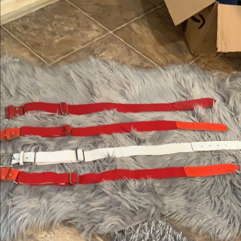 Girls softball belts